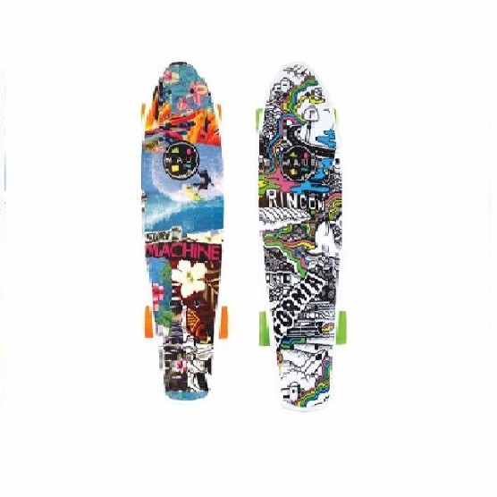 skate maui kicktail printel skate maui kicktail printel