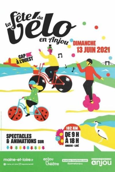 La fête du vélo en Anjou le dimanche 13 juin 2021