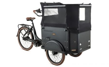 CARGO TRIPORTEUR E-BIKE KEEWEE NOIR