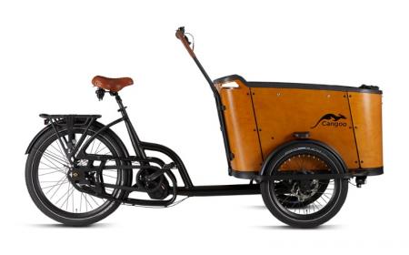 CARGO E-BIKE CANGOO BUCKLE NOIR/BOIS