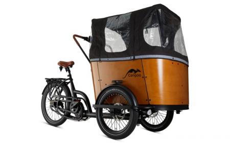 CARGO E-BIKE CANGOO BUCKLE NOIR/BOIS