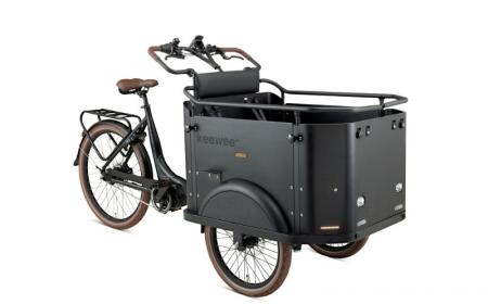 CARGO TRIPORTEUR E-BIKE KEEWEE NOIR